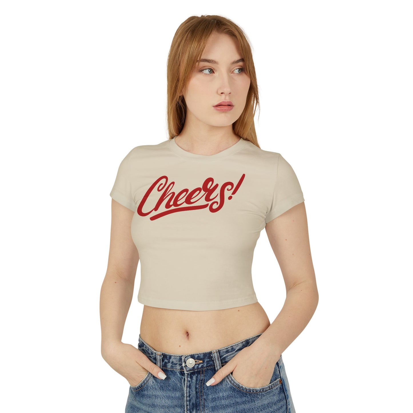 AB Crop Top | Cream Cheers
