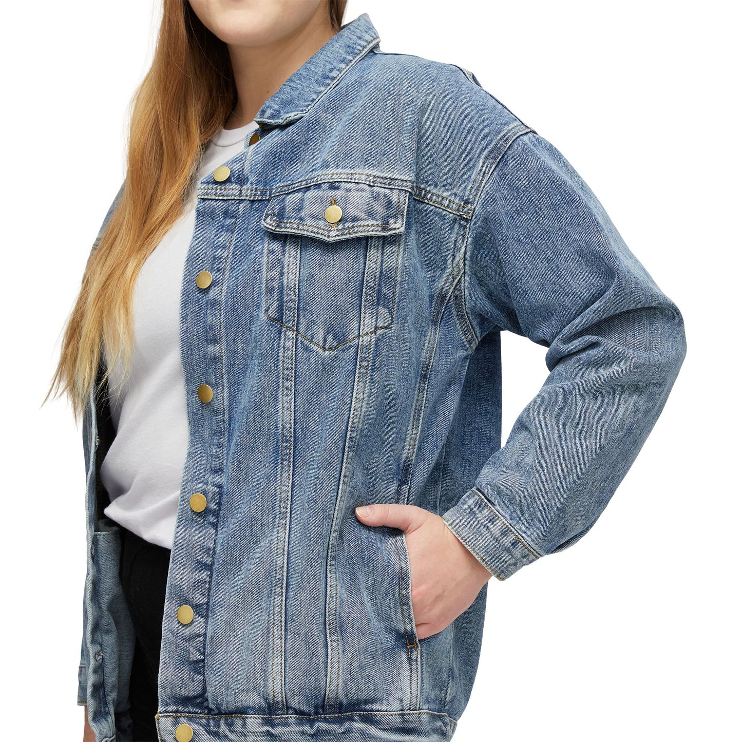 AB Denim Jacket | Cherry Cheers