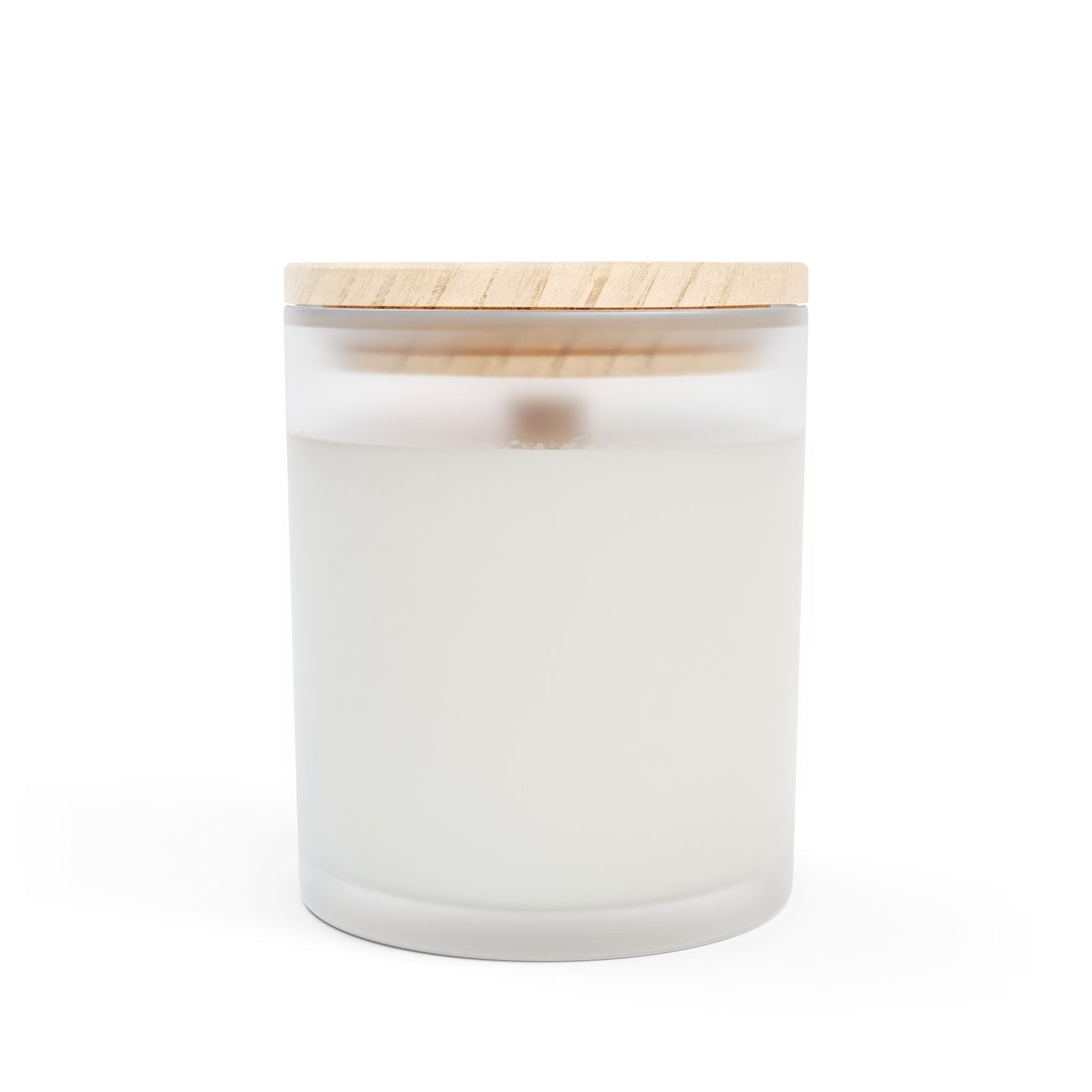 Colorful Blossoming Scented Candle - 11oz Frosted Glass Decor