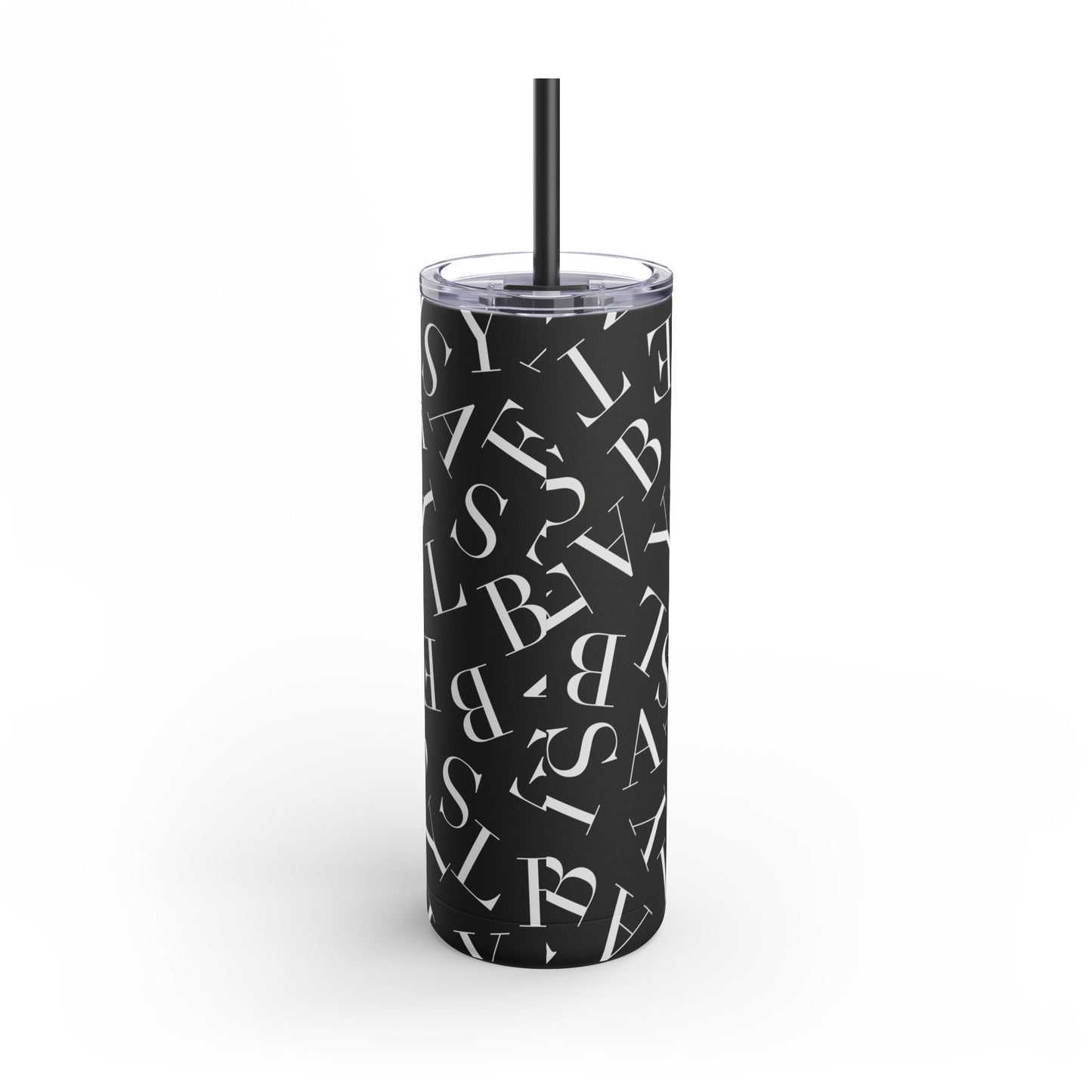 AB Skinny Matte Tumbler | Alphabeth Soup 20oz