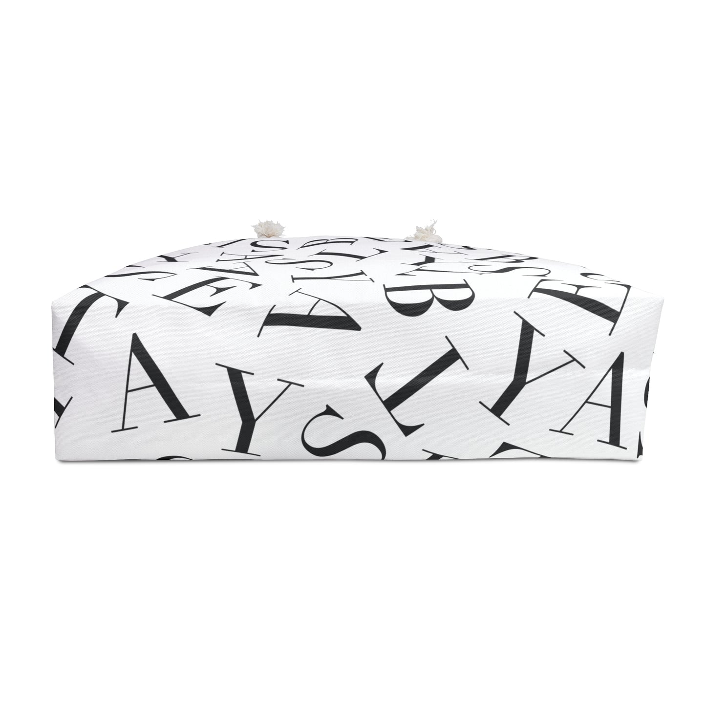 AB White Weekender Bag | Alphabet Soup
