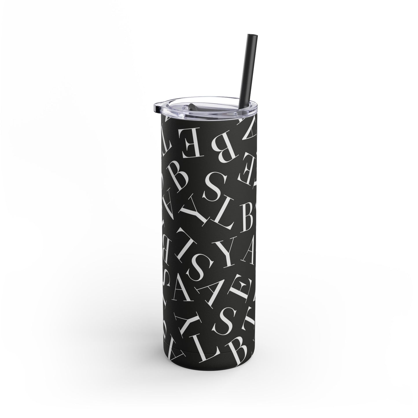AB Skinny Matte Tumbler | Alphabeth Soup 20oz