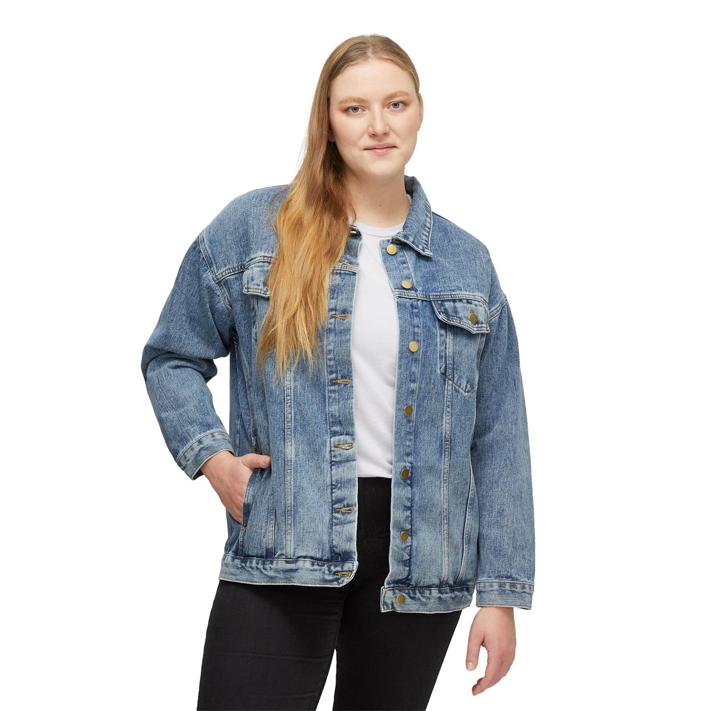AB Denim Jacket | Cherry Cheers