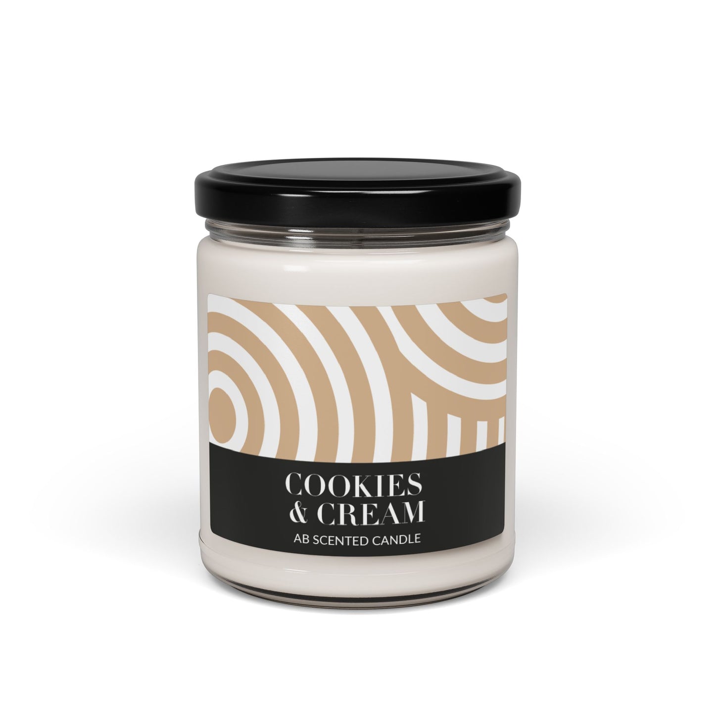 Cookies & Cream Scented Soy Candle | Coconut Cream 9oz