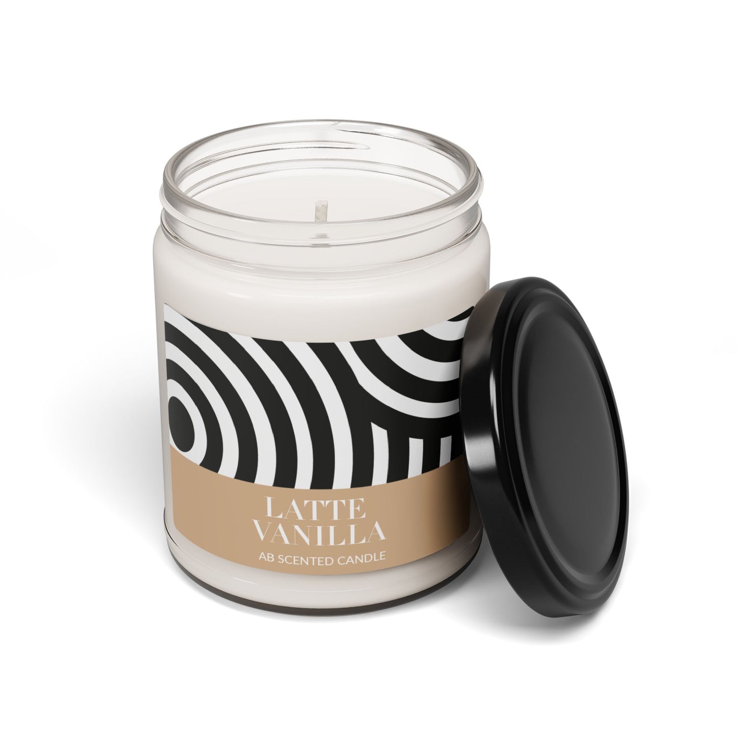 Latte Vanilla Scented Soy Candle | Cinnamon Vanilla 9oz
