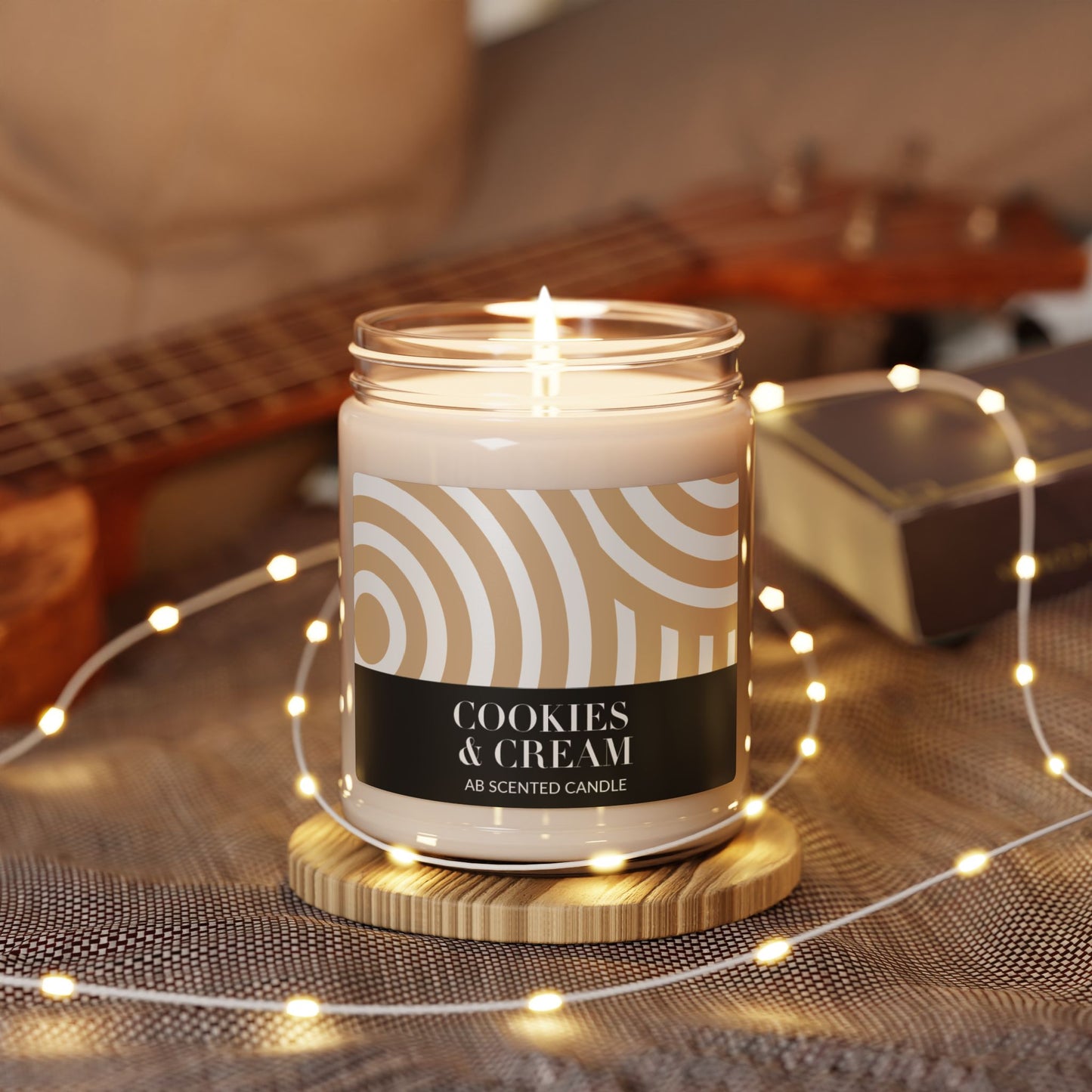 Cookies & Cream Scented Soy Candle | Coconut Cream 9oz