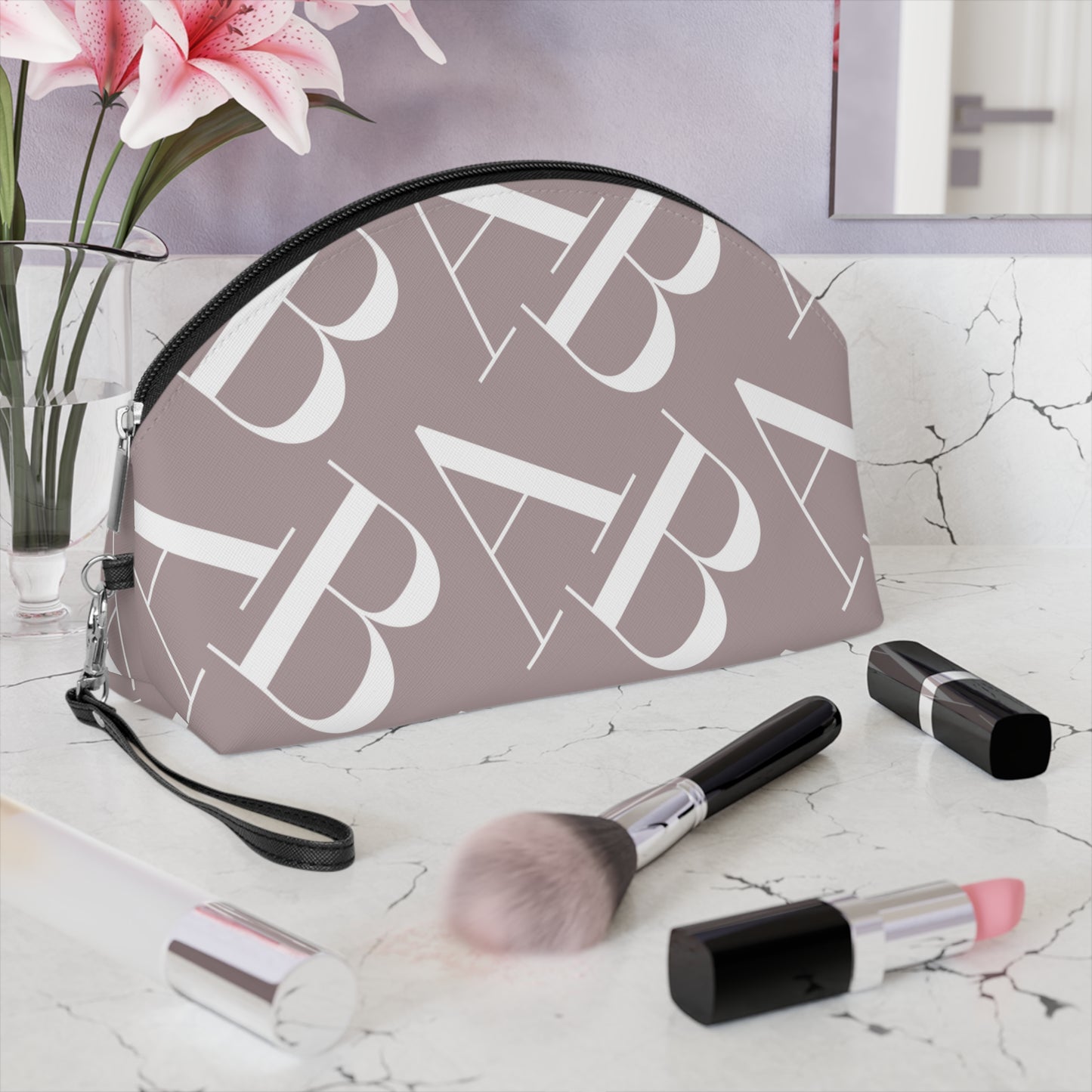 AB Cosmetic Bag | Basic Sepia