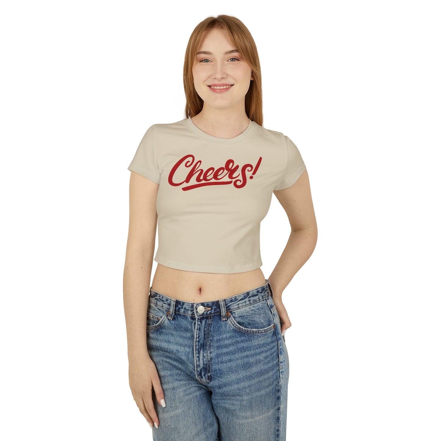 AB Crop Top | Cream Cheers