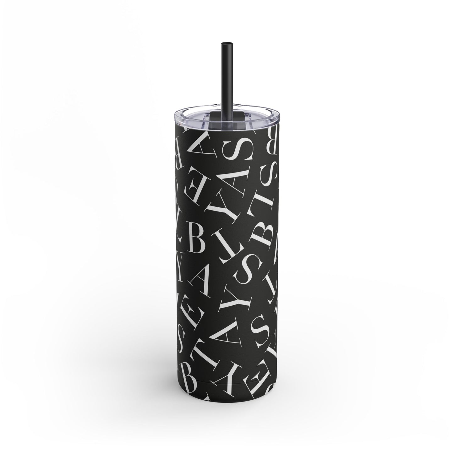 AB Skinny Matte Tumbler | Alphabeth Soup 20oz