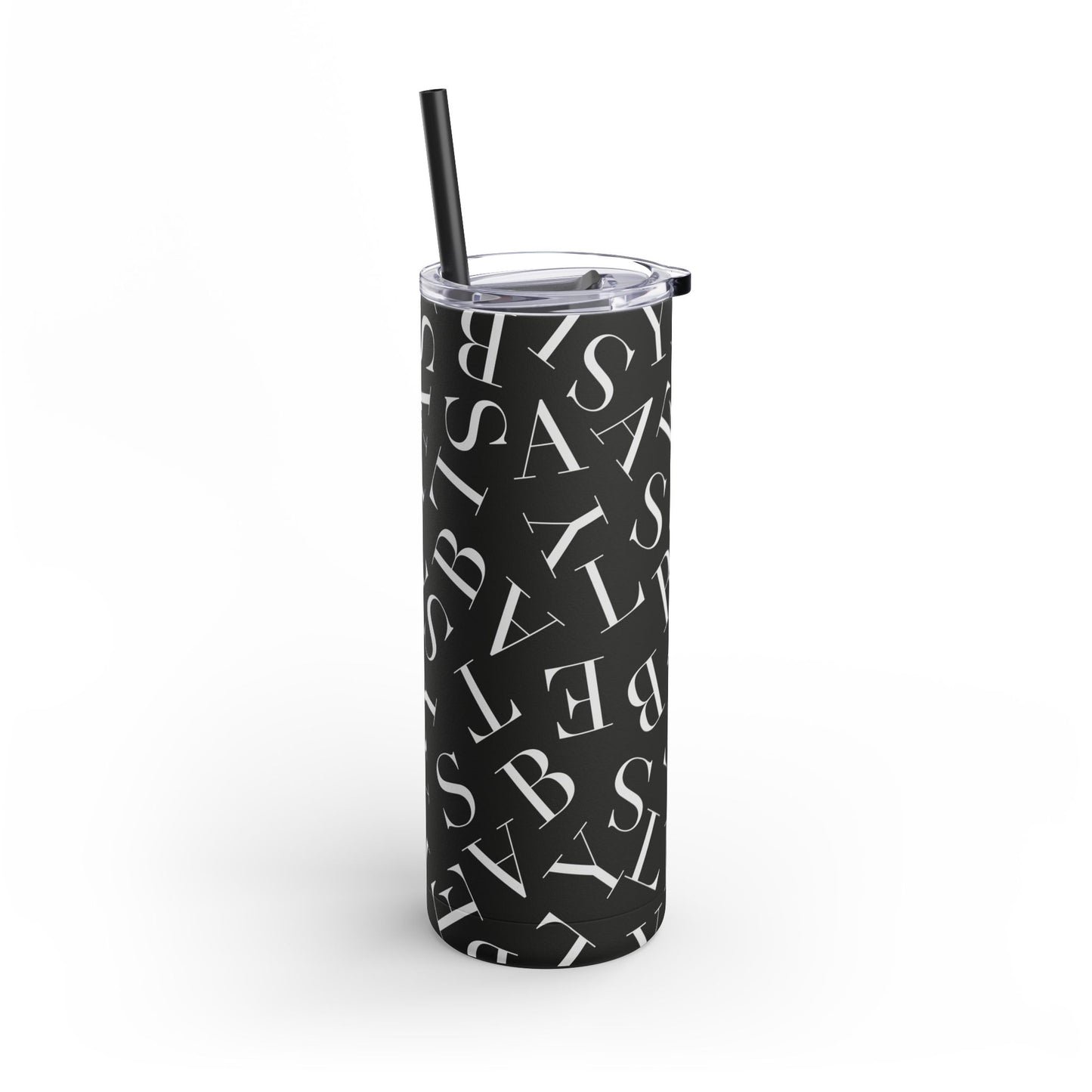 AB Skinny Matte Tumbler | Alphabeth Soup 20oz