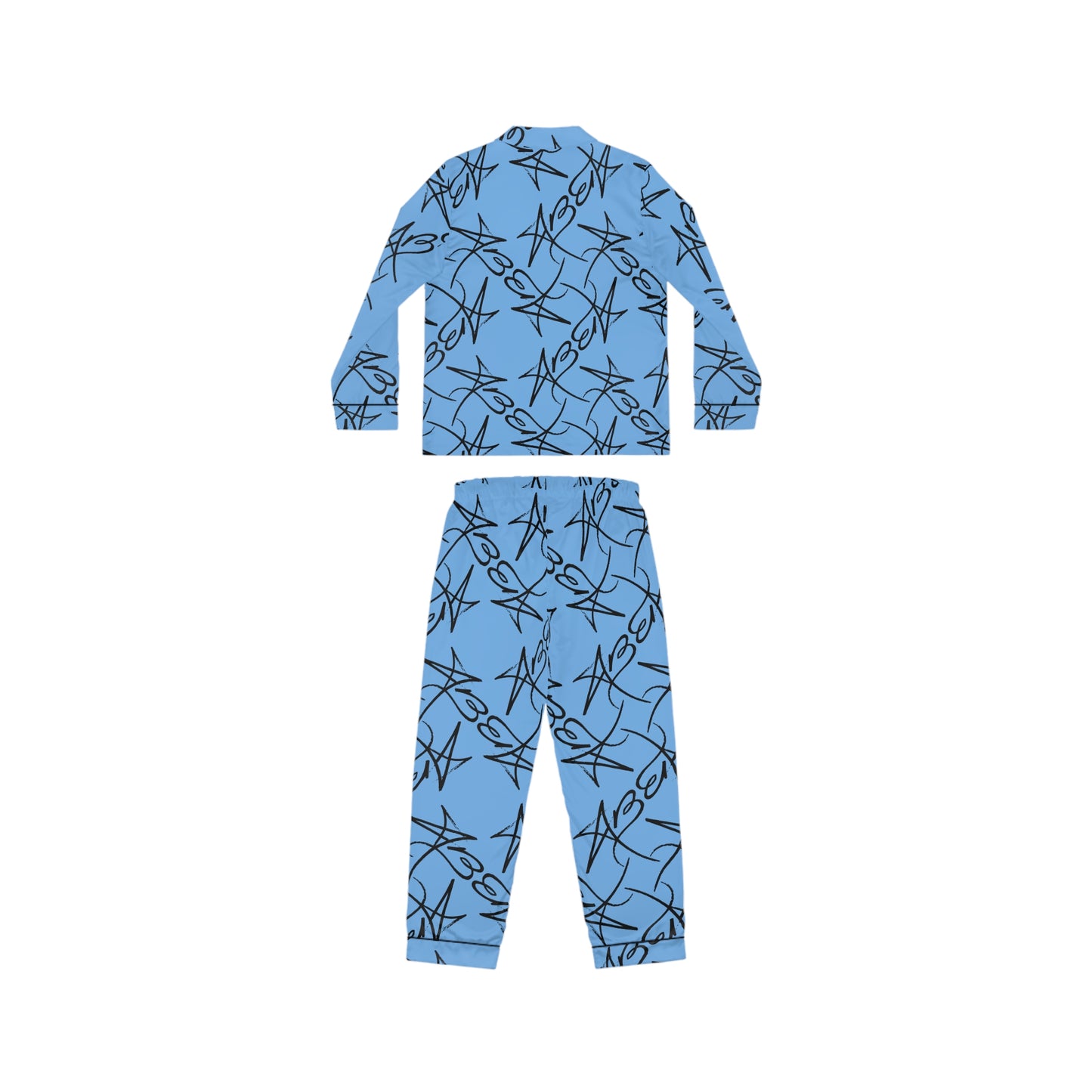 AB Satin Pajamas | Blue Signature