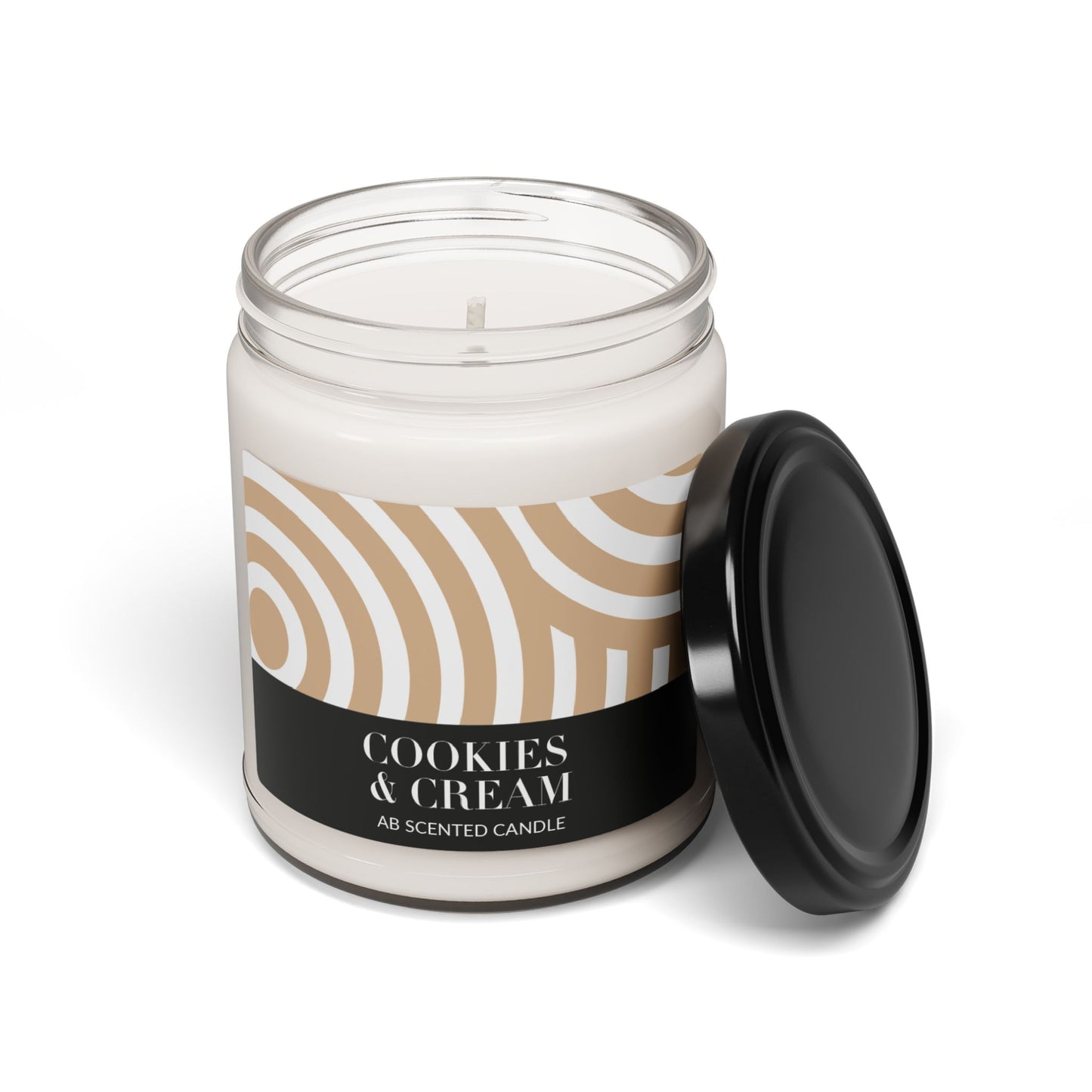 Cookies & Cream Scented Soy Candle | Coconut Cream 9oz