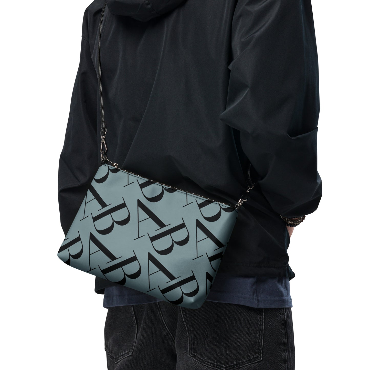 AB Crossbody bag |Basic Sage Green