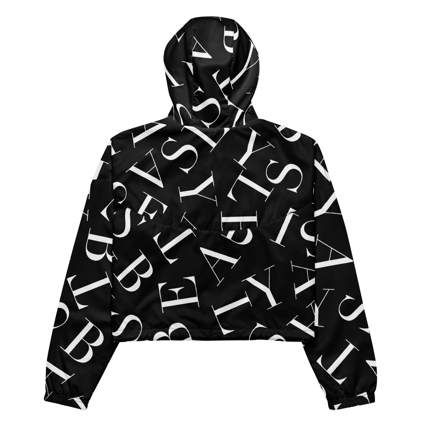 AB Cropped Windbreaker | Alphabet Soup