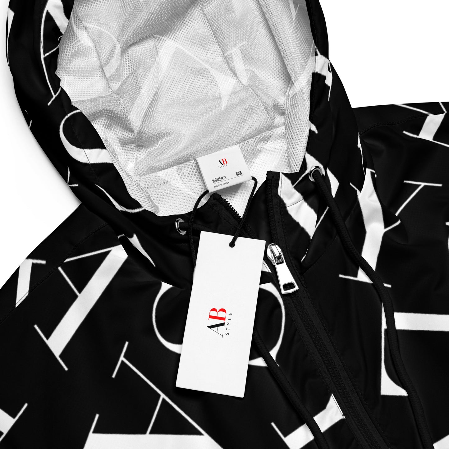 AB Cropped Windbreaker | Alphabet Soup