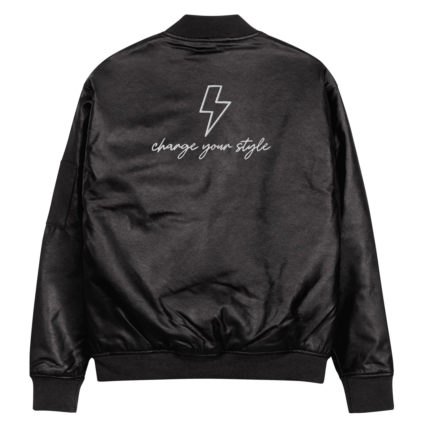 Leather Bomber Jacket | Charge your Style
