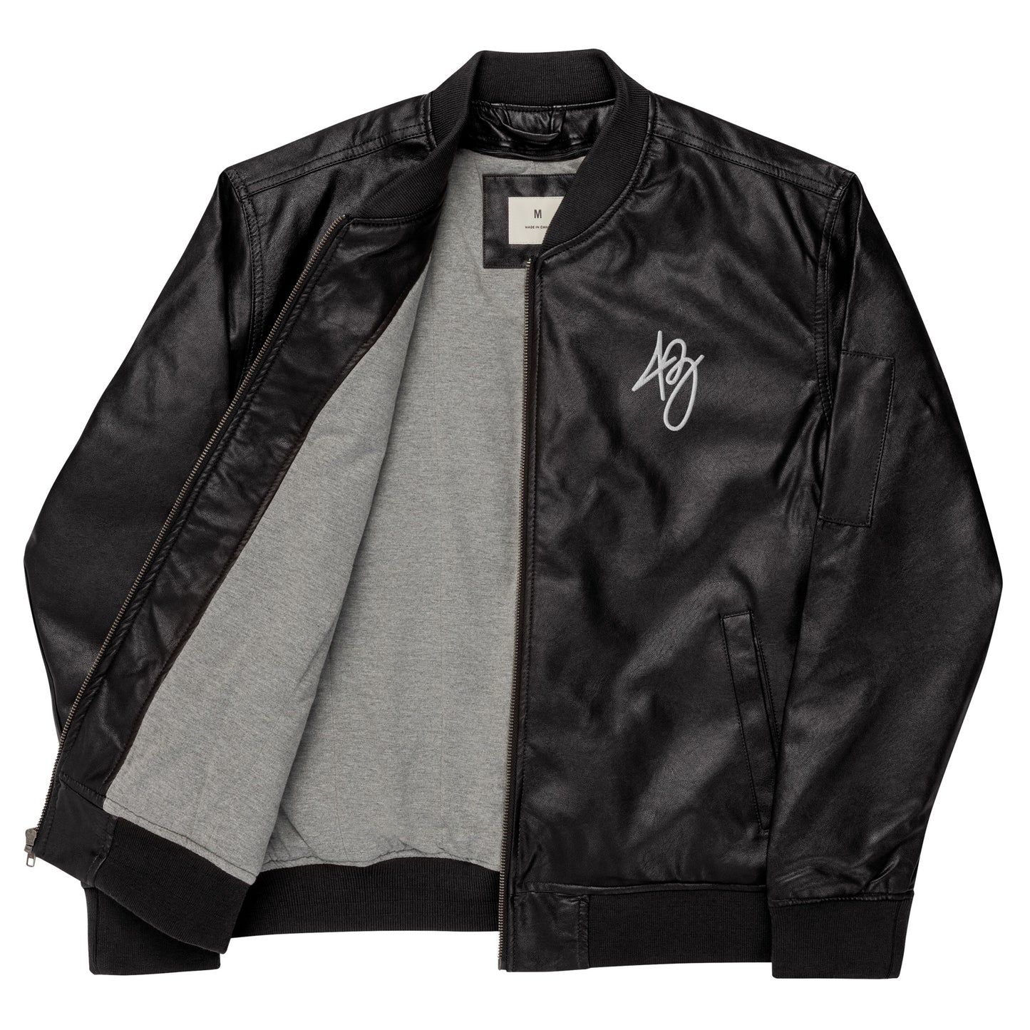 Leather Bomber Jacket | Charge your Style