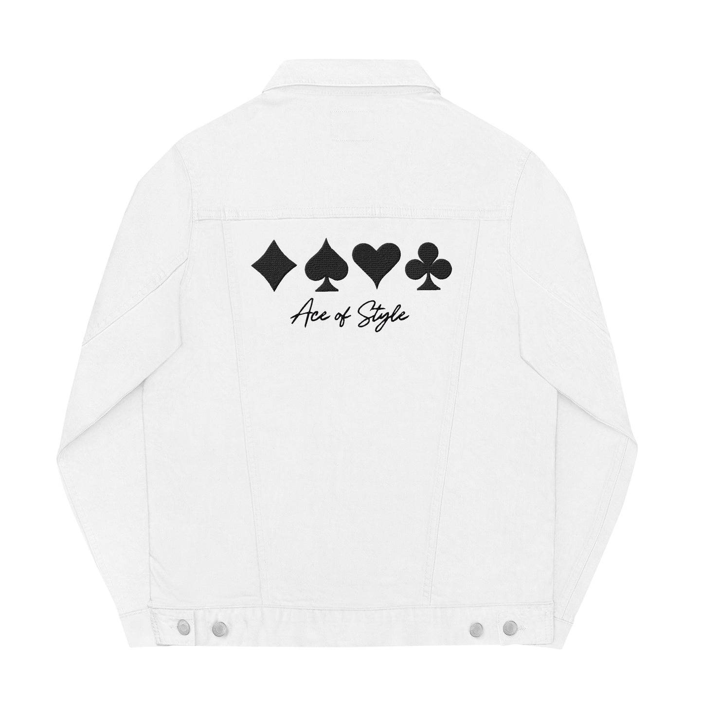 AB White Denim jacket | Ace of Style