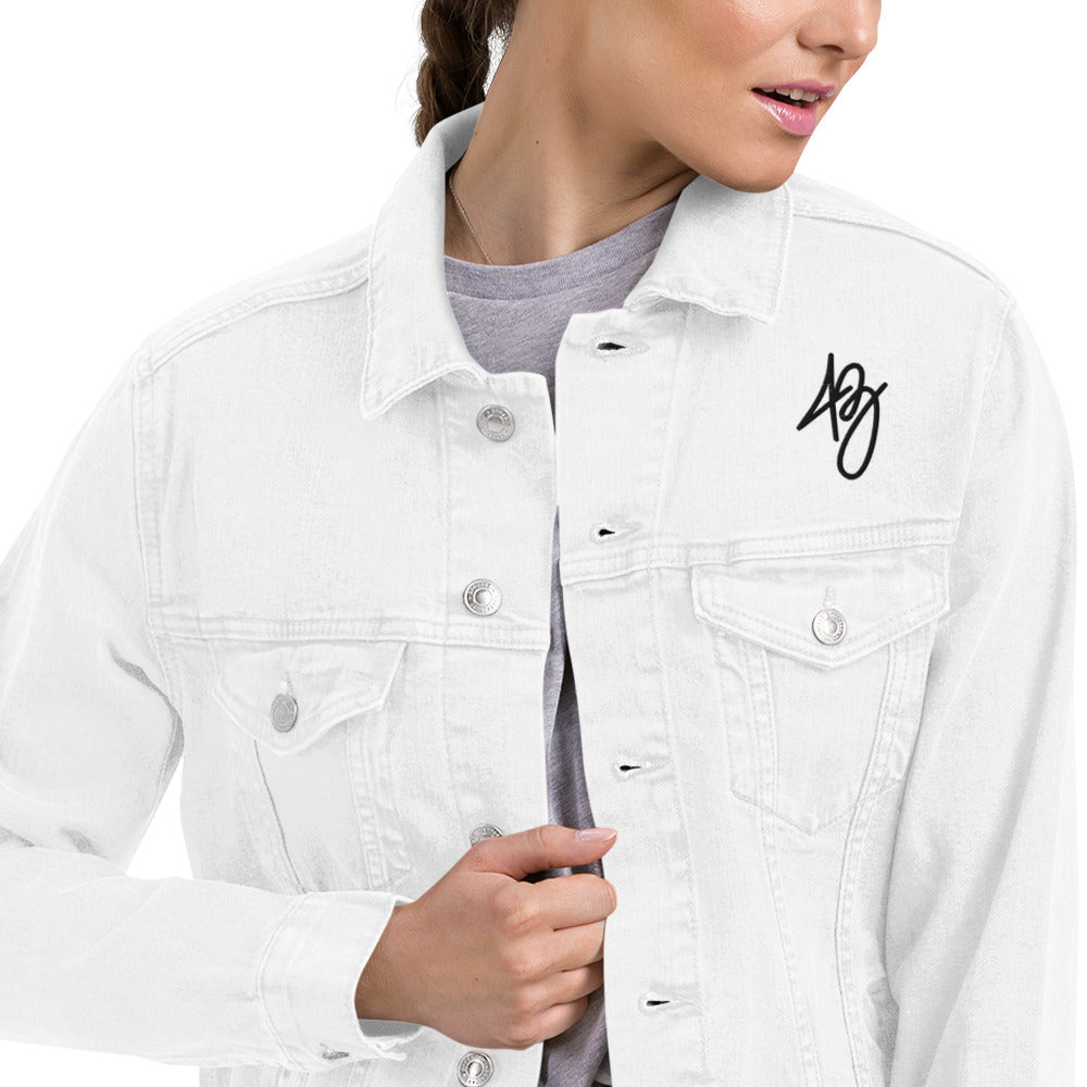 AB White Denim jacket | Ace of Style