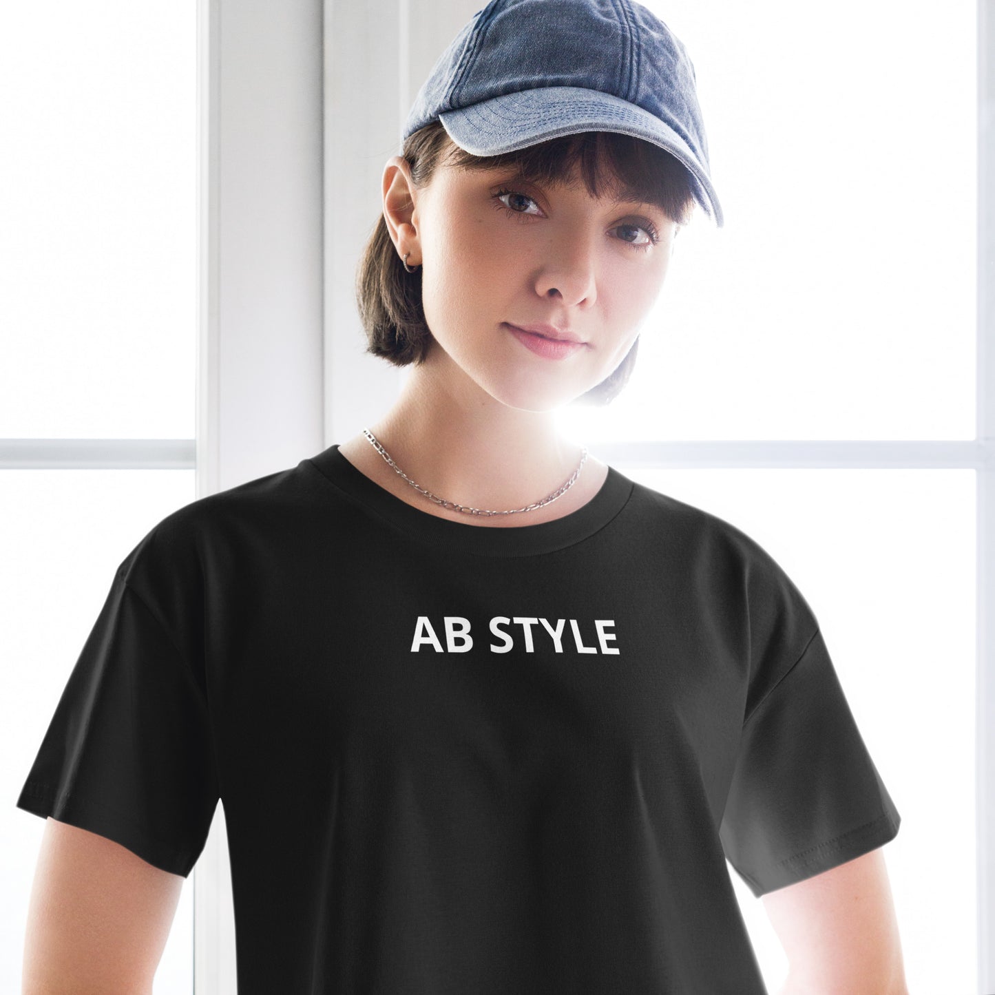 AB Crop top | Black Basic