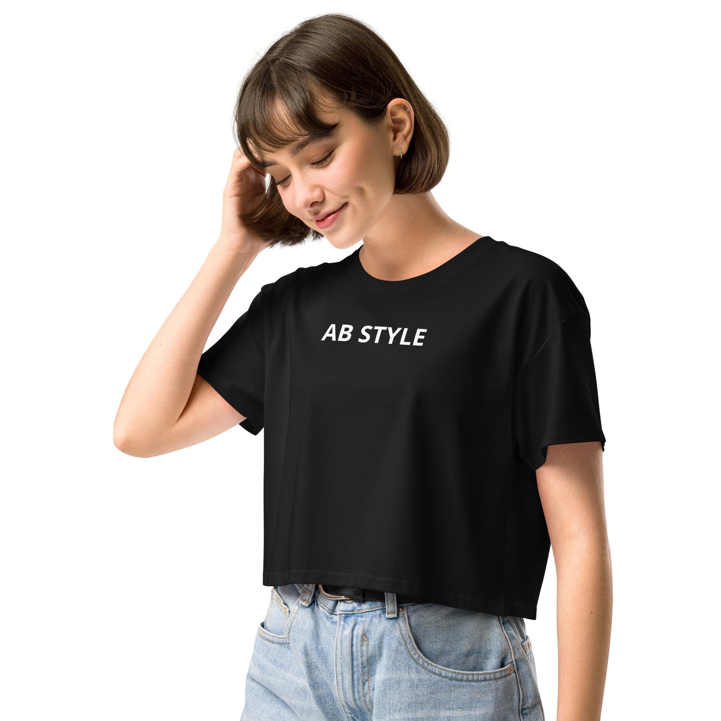 AB Crop top | Black Basic