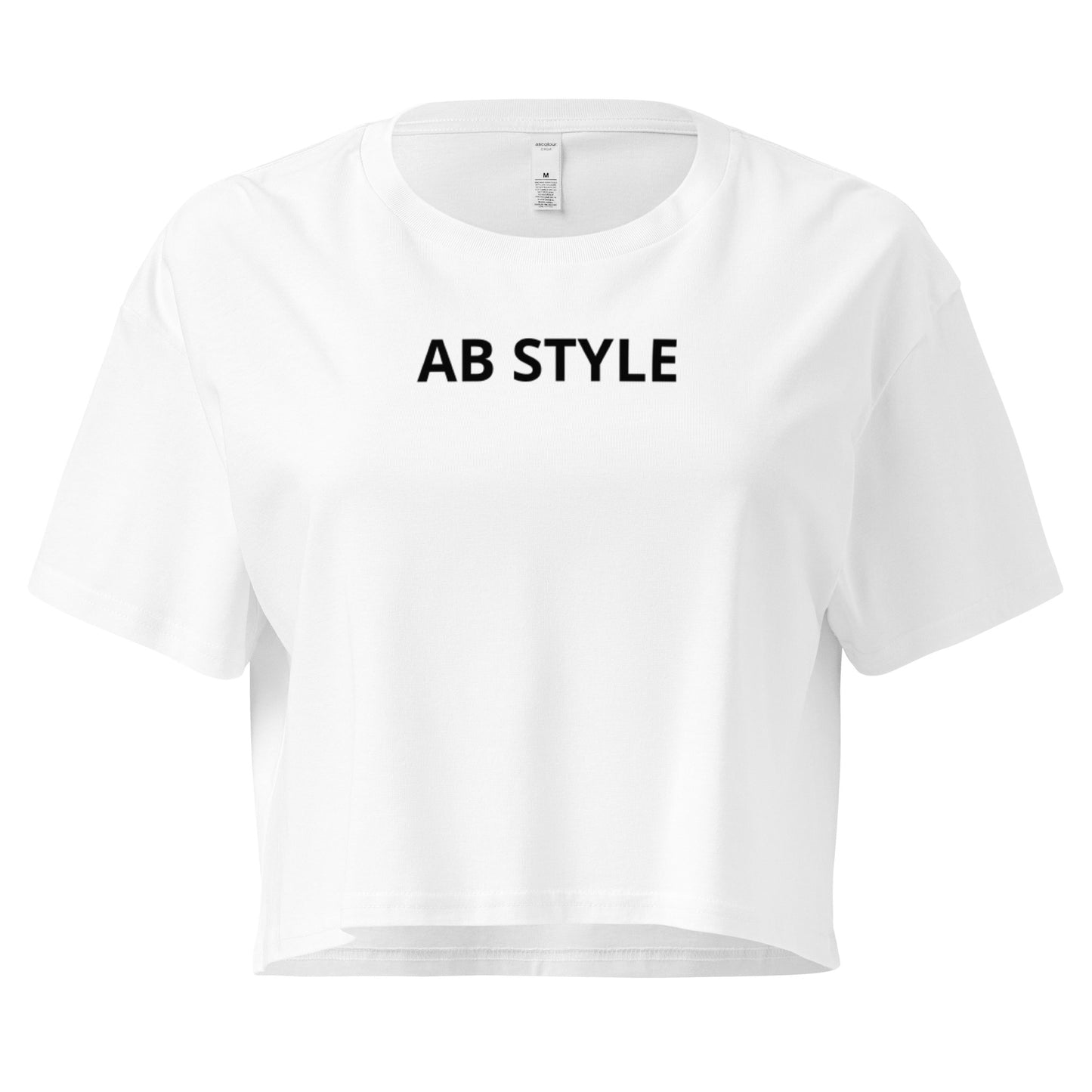 AB Crop Top | White Basic