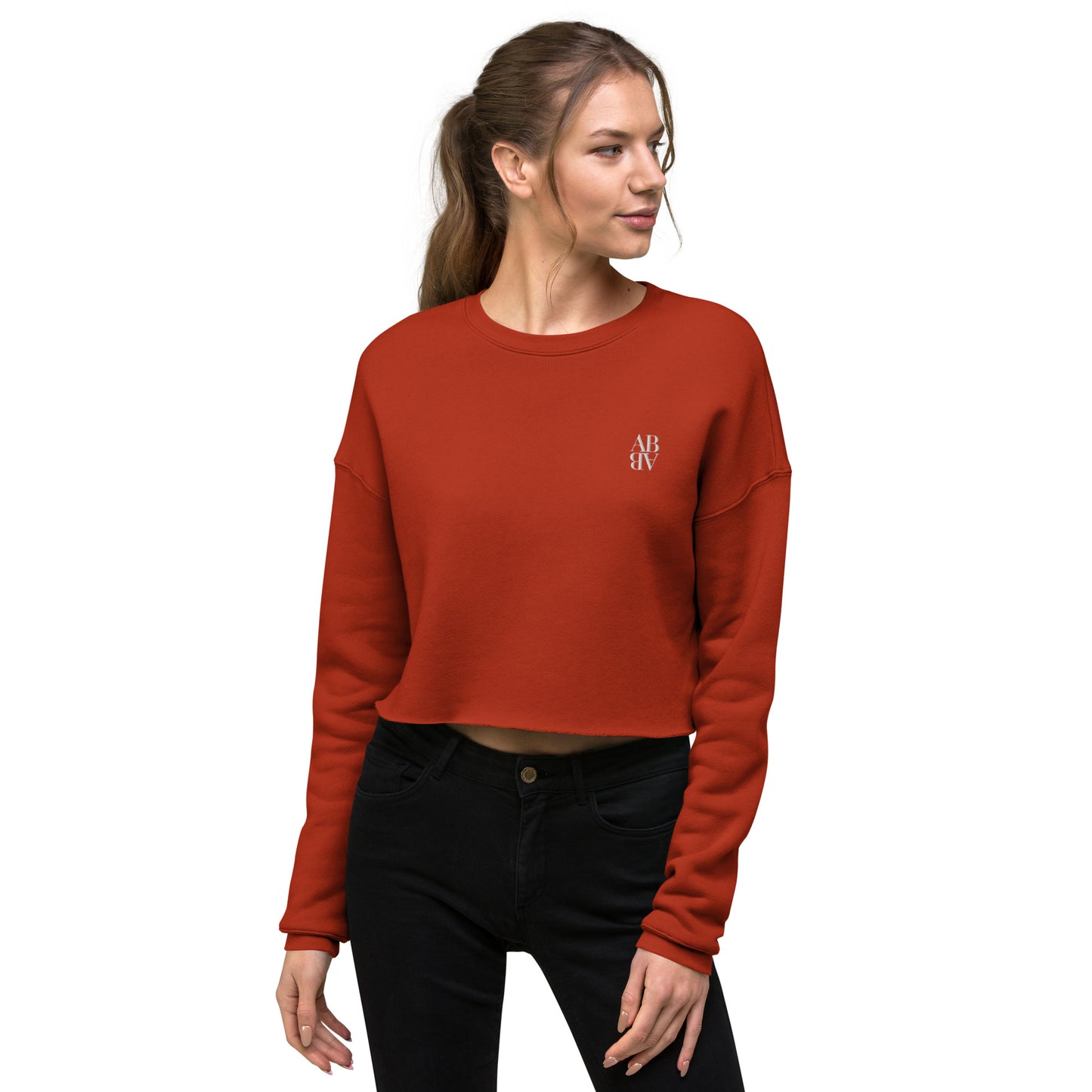 AB Crop Sweatshirt | Black Basic