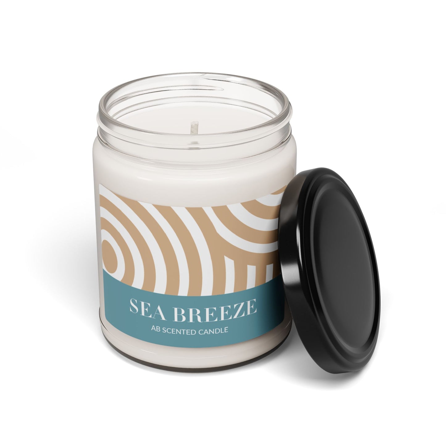 Sea Breeze Scented Soy Candle | Salty Woody 9oz