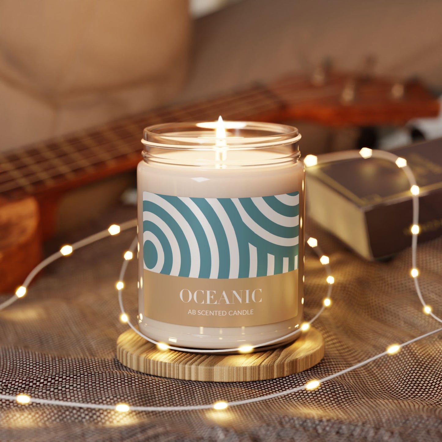 Oceanic Scented Soy Candle | Citrus Woody 9oz