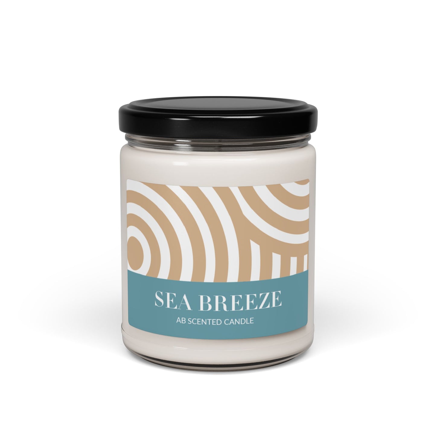 Sea Breeze Scented Soy Candle | Salty Woody 9oz