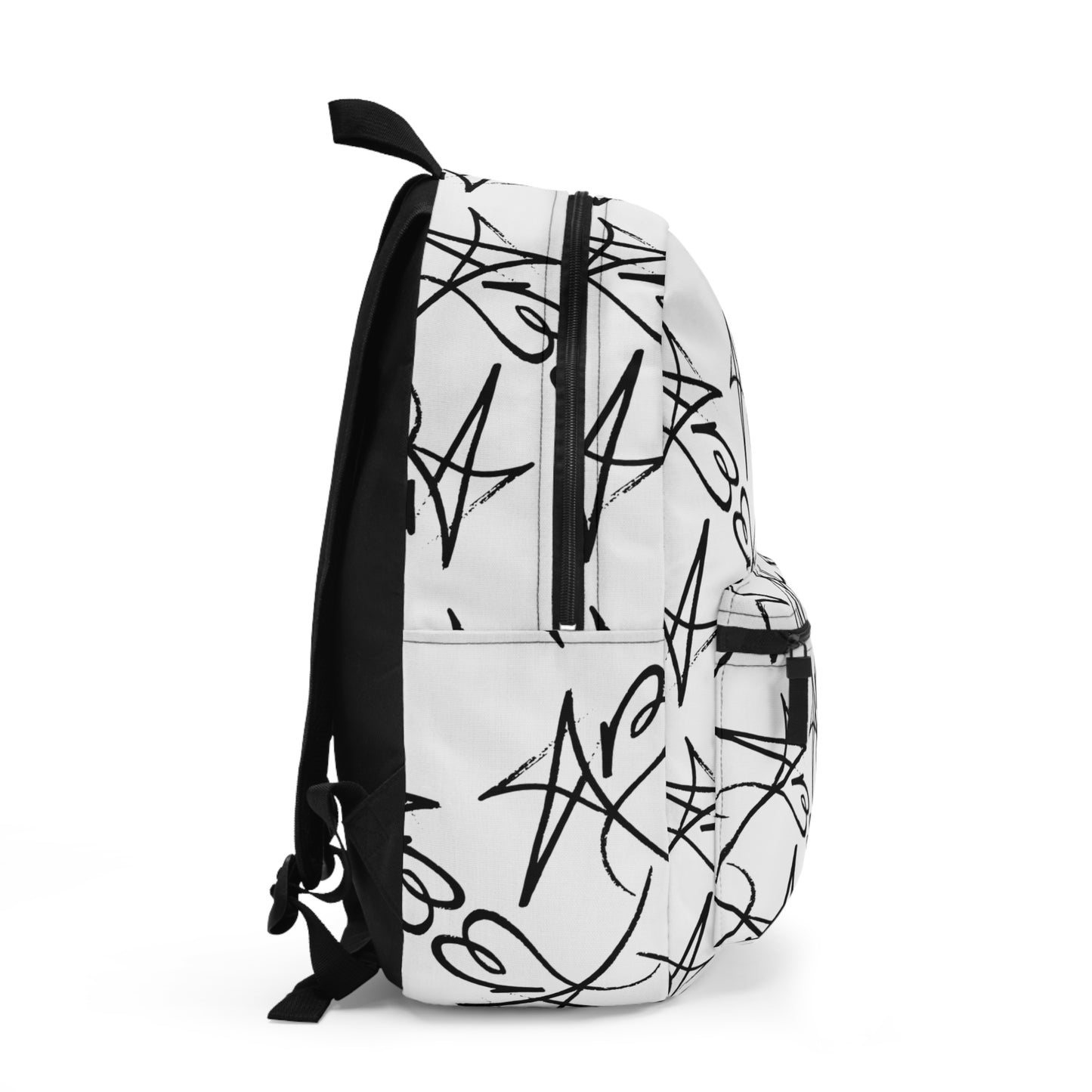 AB White Backpack | Signature