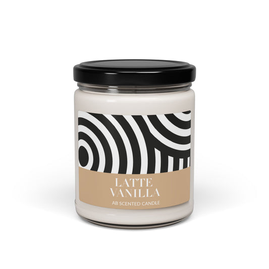 Latte Vanilla Scented Soy Candle | Cinnamon Vanilla 9oz