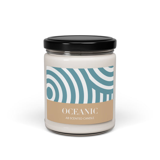 Oceanic Scented Soy Candle | Citrus Woody 9oz