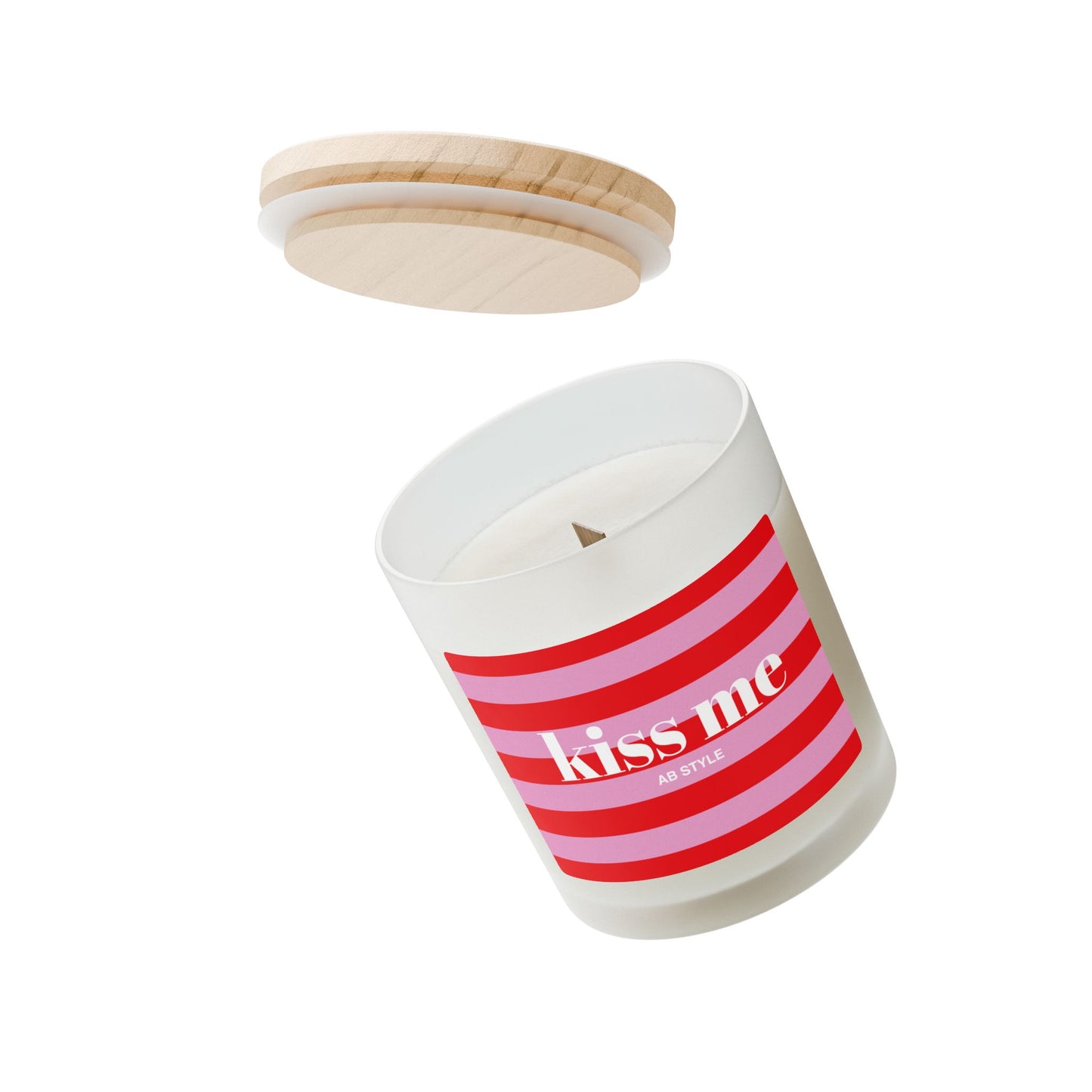 Vanilla Scented Soy Candle | Kiss Me 11 oz.