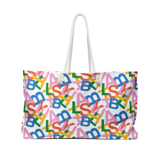 Copy of Colorful Abstract Weekender Bag - Perfect for Travel & Casual Outings