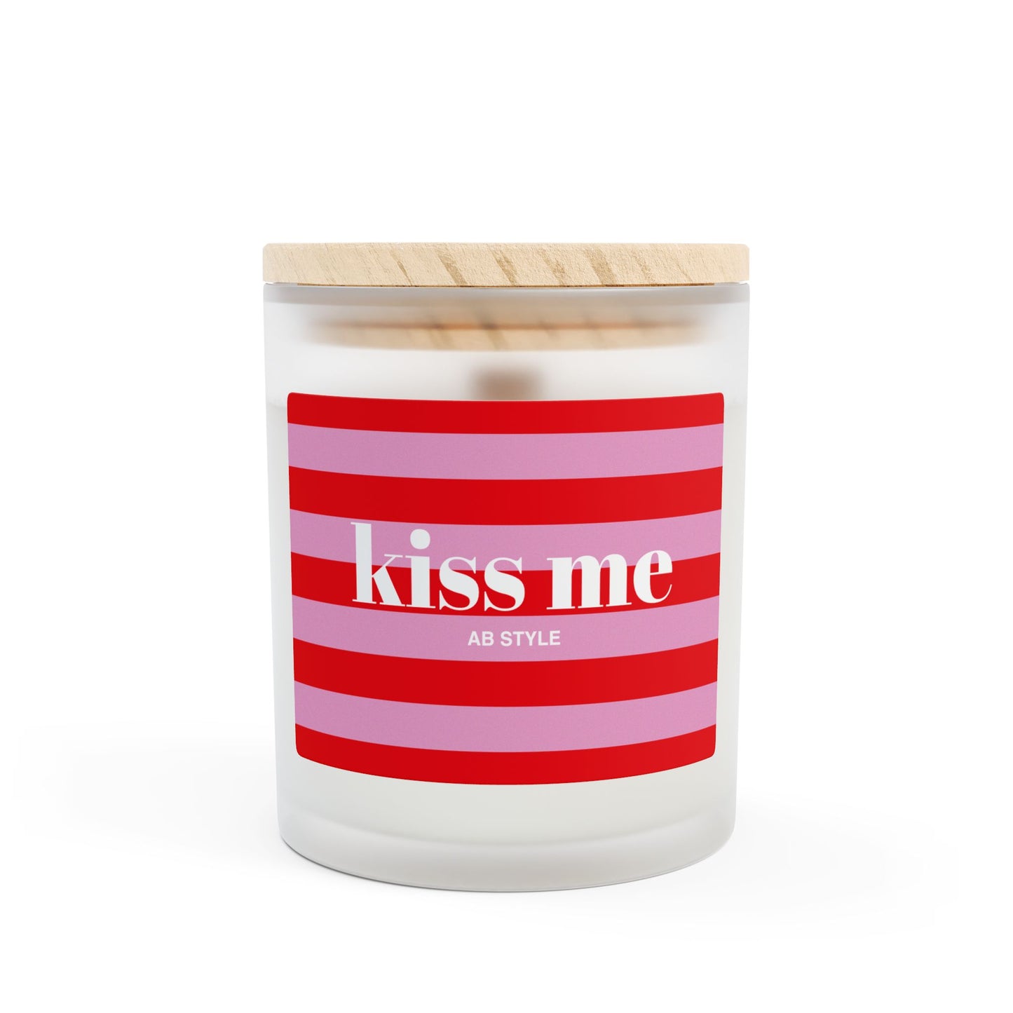 Vanilla Scented Soy Candle | Kiss Me 11 oz.