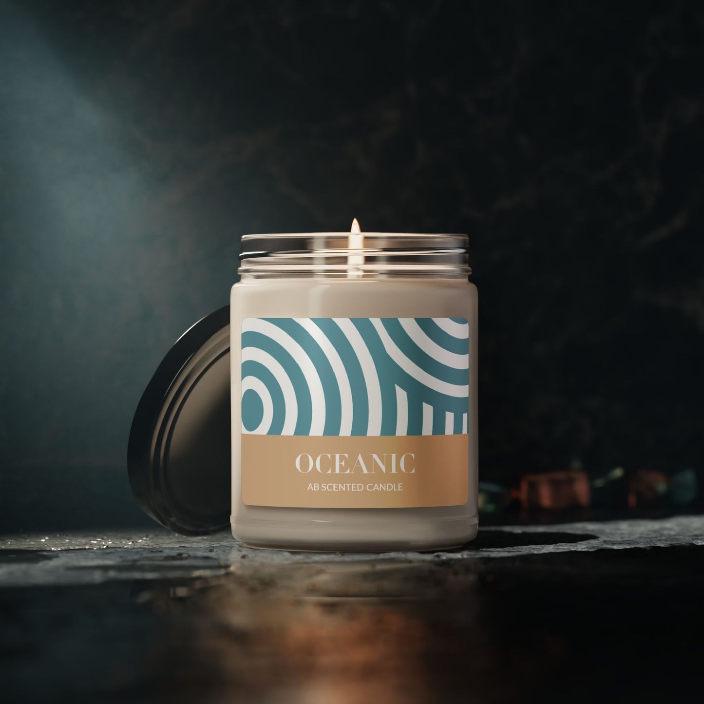 Oceanic Scented Soy Candle | Citrus Woody 9oz