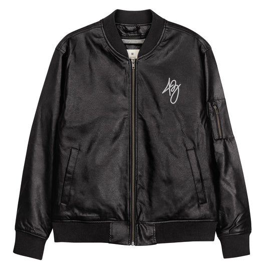 Leather Bomber Jacket | Charge your Style